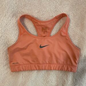Coral Nike sports bra - Size L